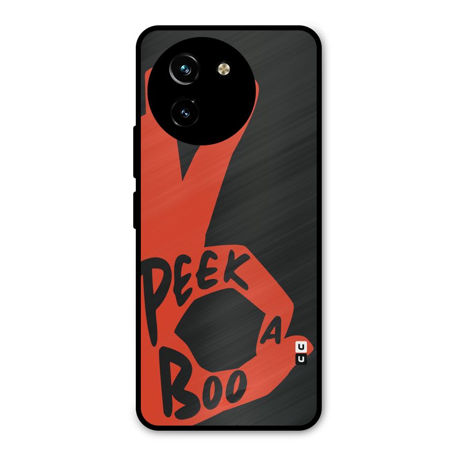 Peek-a-boo Metal Back Case for Vivo T3x