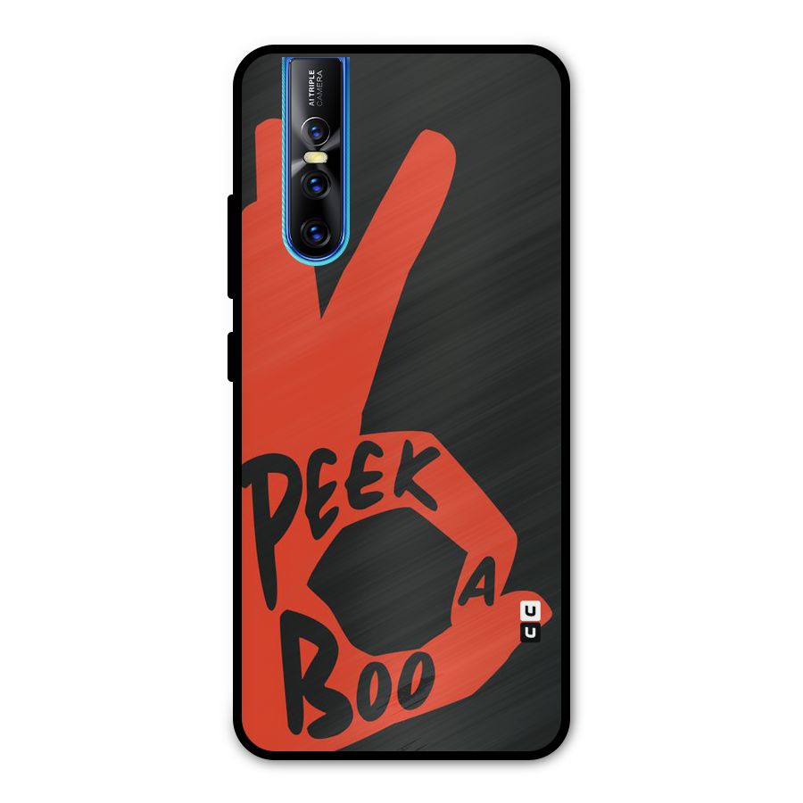 Peek-a-boo Metal Back Case for Vivo V15 Pro