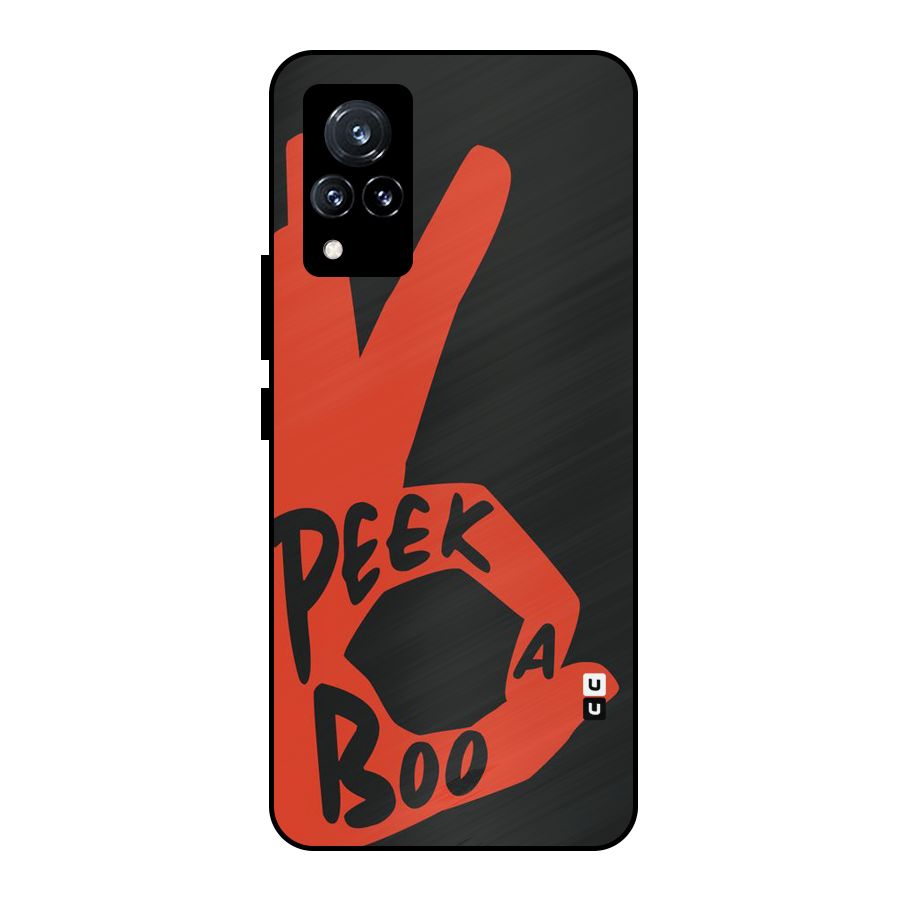 Peek-a-boo Metal Back Case for Vivo V21 5G