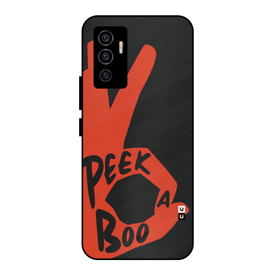 Peek-a-boo Metal Back Case for Vivo V23e