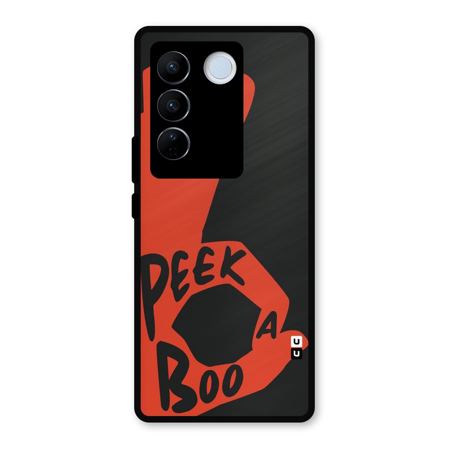 Peek-a-boo Metal Back Case for Vivo V27