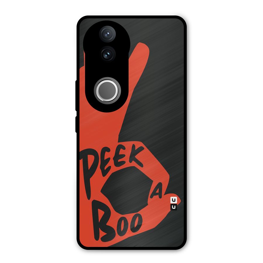 Peek-a-boo Metal Back Case for Vivo V50e