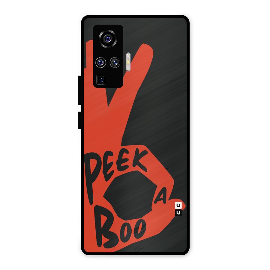 Peek-a-boo Metal Back Case for Vivo X50 Pro