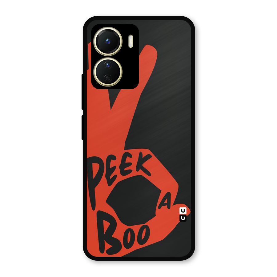 Peek-a-boo Metal Back Case for Vivo Y16