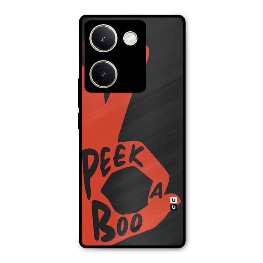 Peek-a-boo Metal Back Case for Vivo Y200 Pro