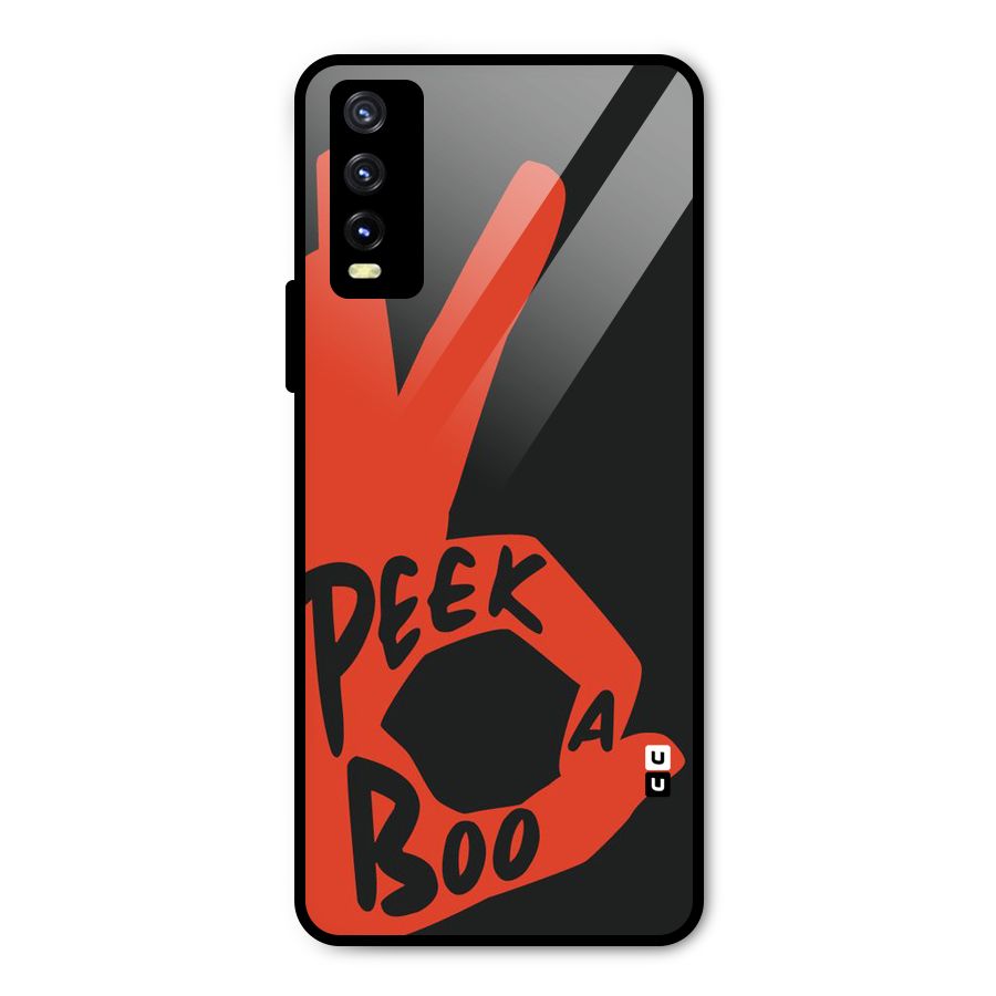 Peek-a-boo Metal Back Case for Vivo Y20g