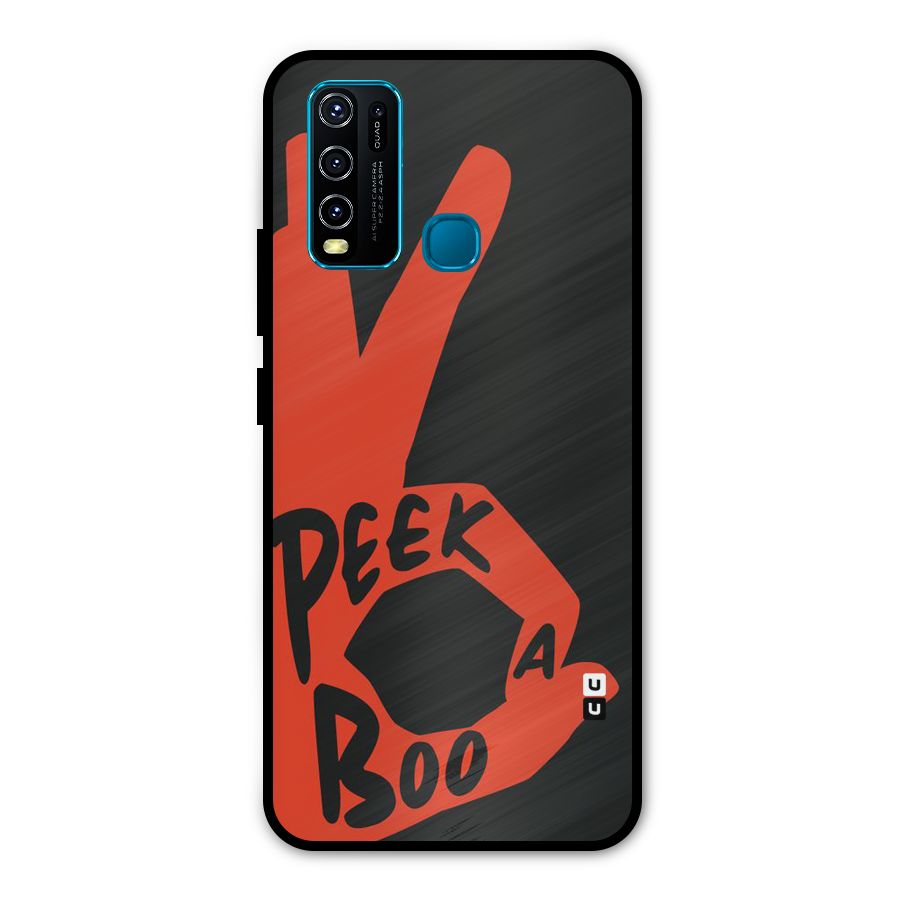 Peek-a-boo Metal Back Case for Vivo Y30