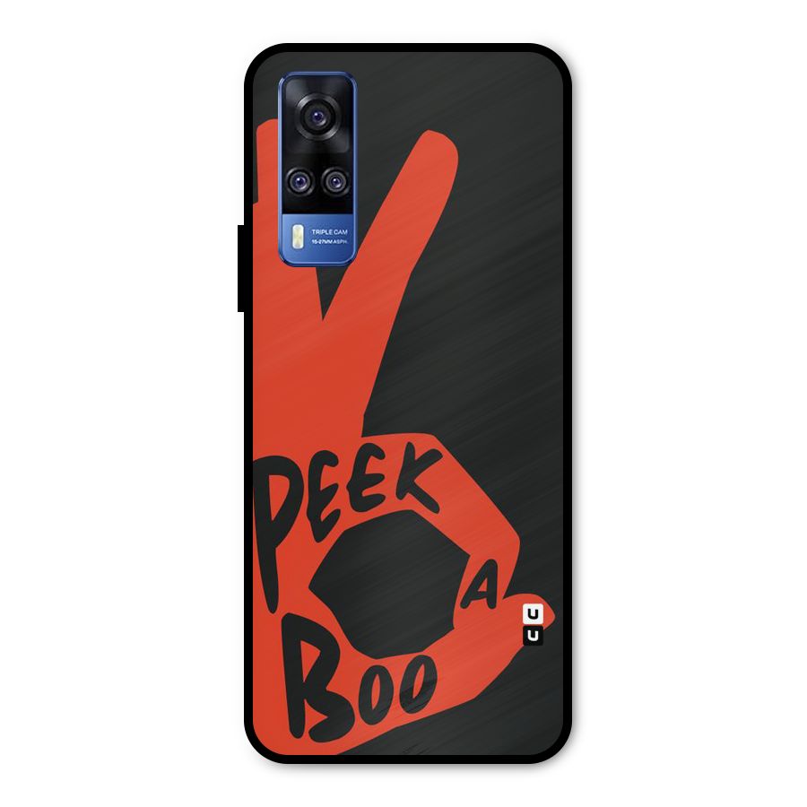 Peek-a-boo Metal Back Case for Vivo Y31