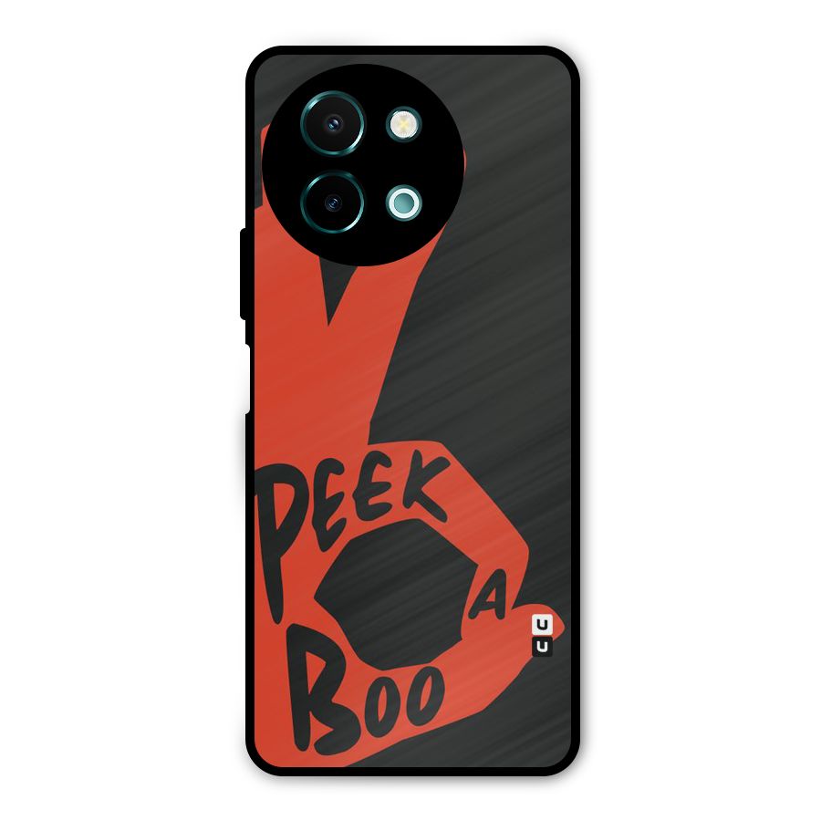 Peek-a-boo Metal Back Case for Vivo Y58