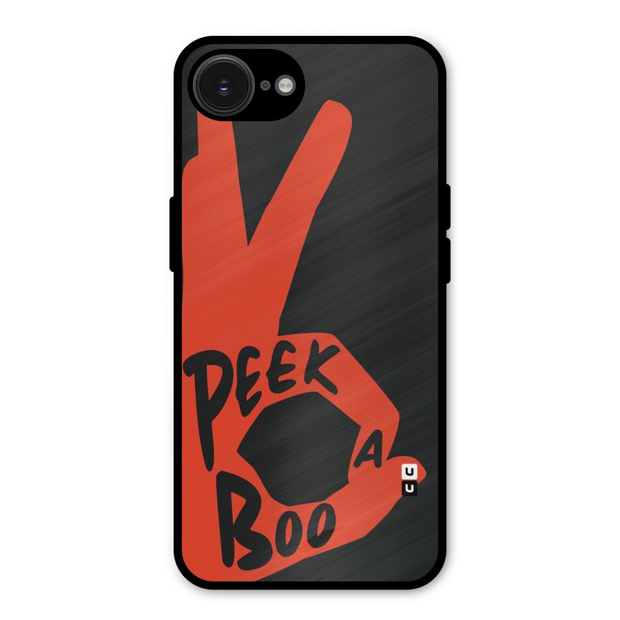 Peek-a-boo Metal Back Case for iPhone 16e