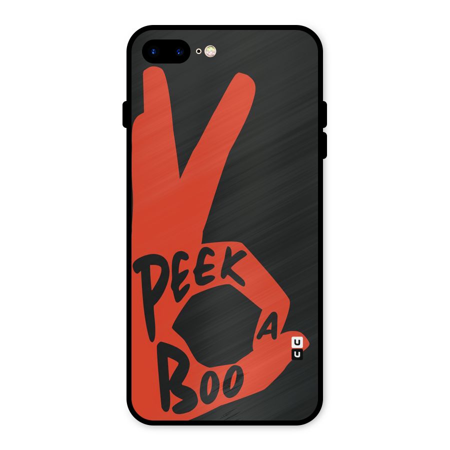Peek-a-boo Metal Back Case for iPhone 7 Plus