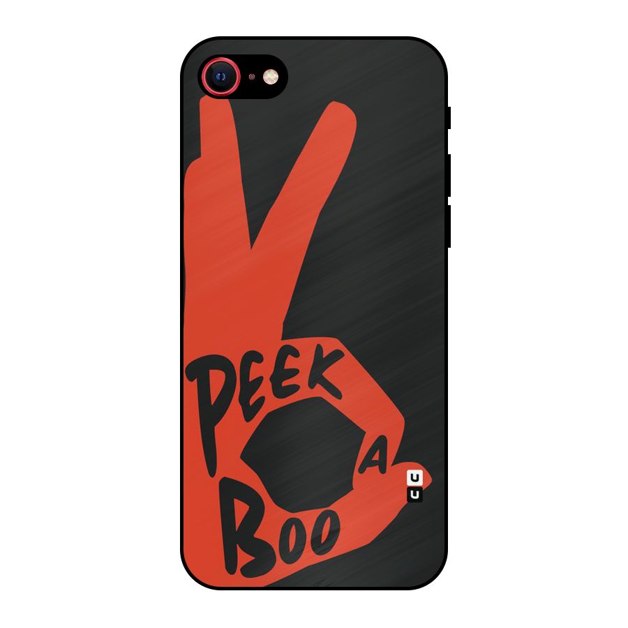 Peek-a-boo Metal Back Case for iPhone SE 2022