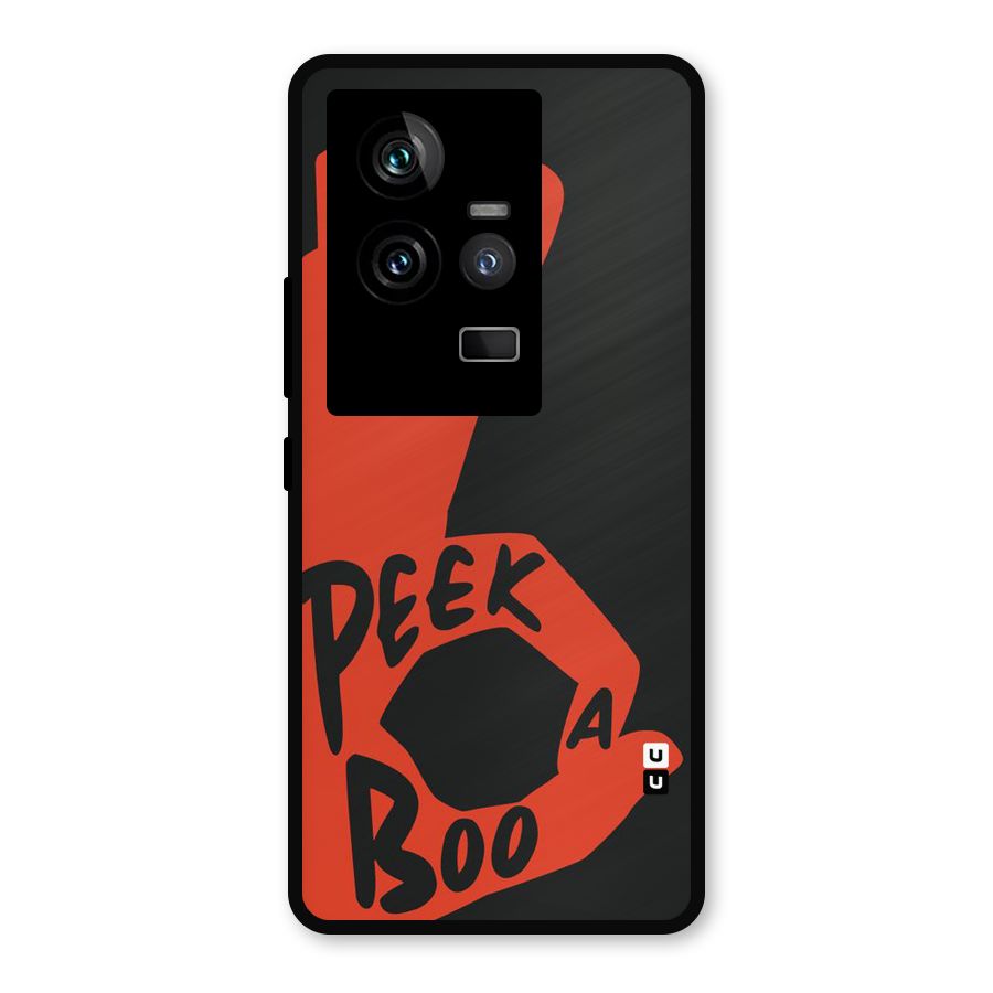 Peek-a-boo Metal Back Case for iQOO 11 5G