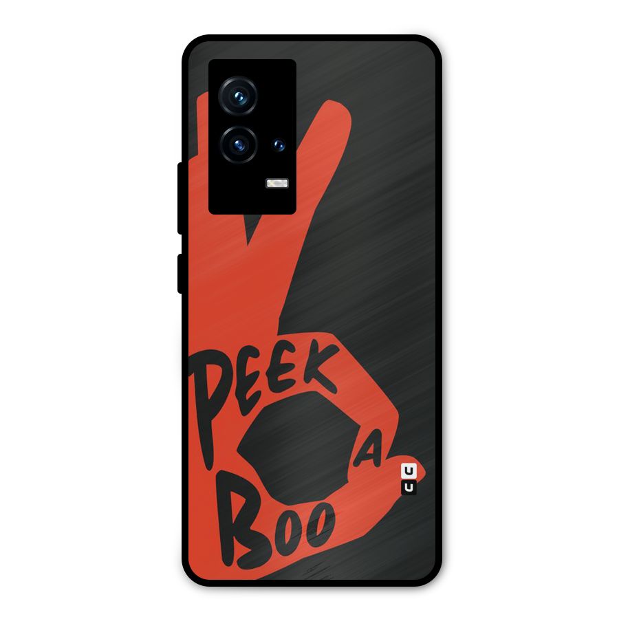 Peek-a-boo Metal Back Case for iQOO 9 5G