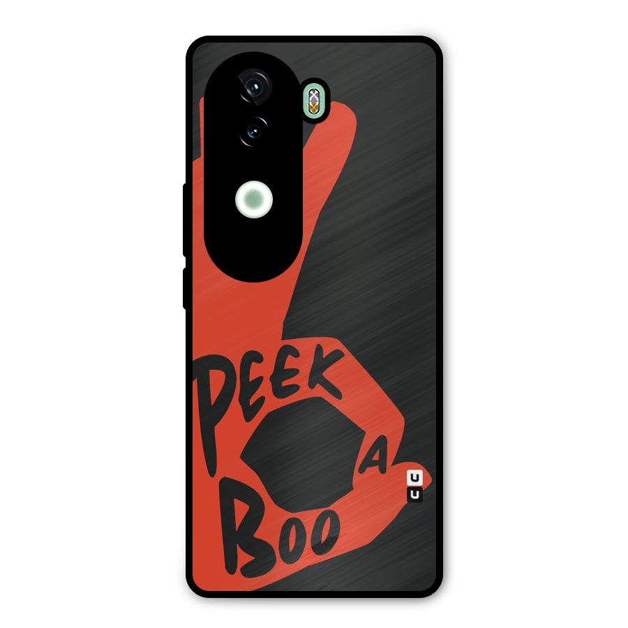 Peek-a-boo Metal Back Case for iQOO Z9s