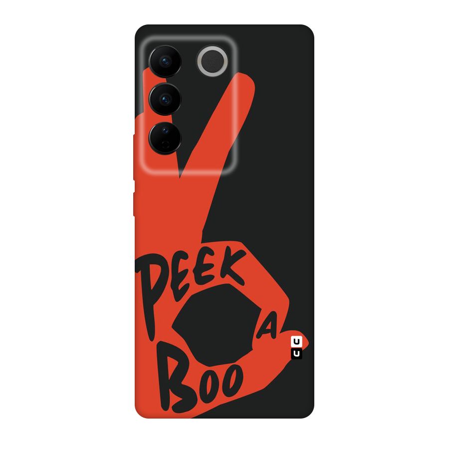 Peek-a-boo Original Polycarbonate Back Case for Vivo V27