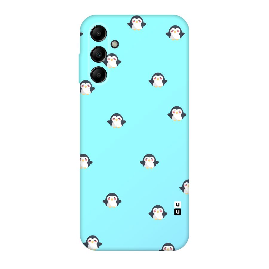 Penguins Pattern Print Original Polycarbonate Back Case for Galaxy A14 5G
