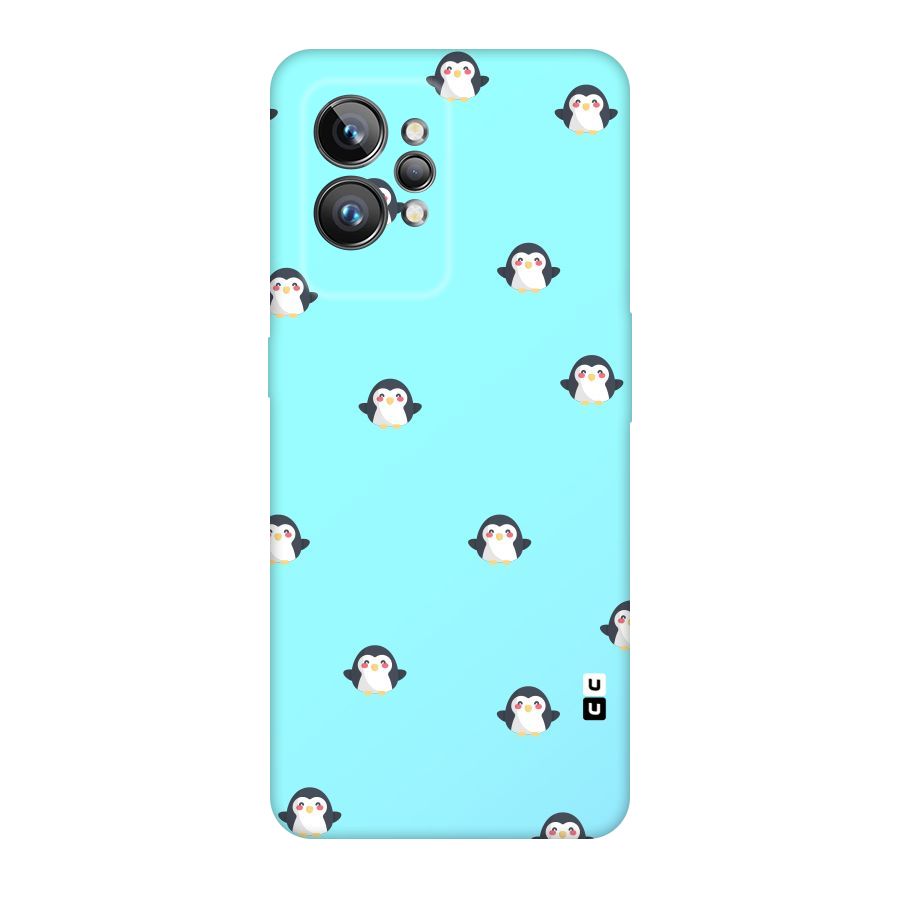 Penguins Pattern Print Original Polycarbonate Back Case for Realme GT2 Pro
