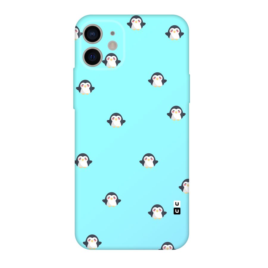 Penguins Pattern Print Original Polycarbonate Back Case for iPhone 11
