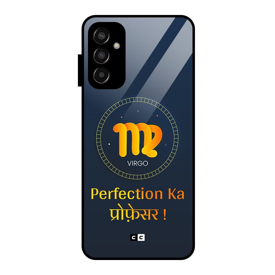 Perfect Virgo Glass Back Case for Galaxy F13