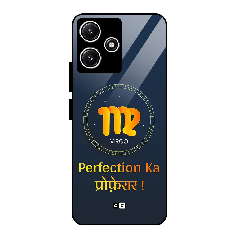 Perfect Virgo Glass Back Case for Poco M6 Pro
