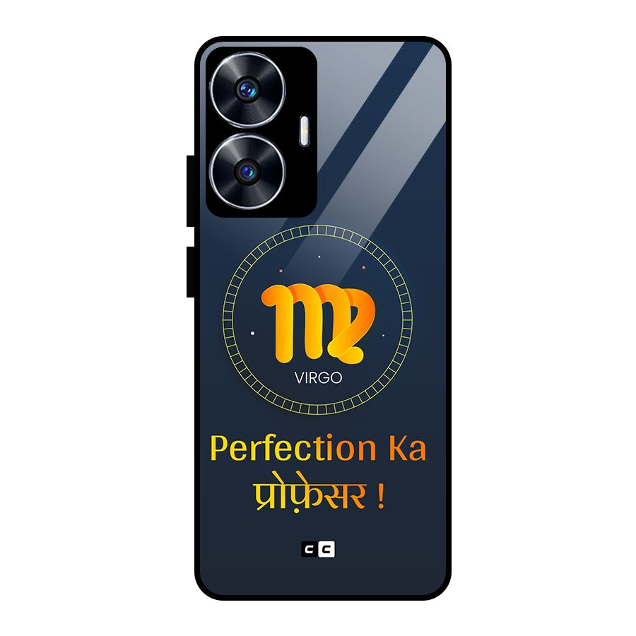 Perfect Virgo Glass Back Case for Realme Narzo N55