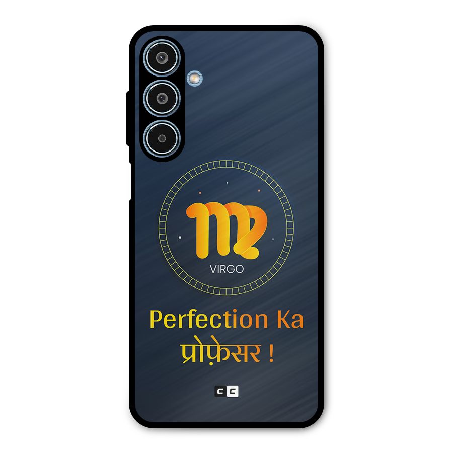Perfect Virgo Metal Back Case for Galaxy M35