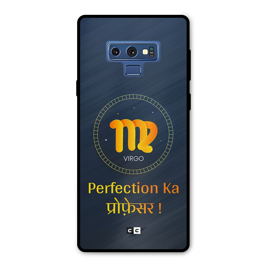 Perfect Virgo Metal Back Case for Galaxy Note 9
