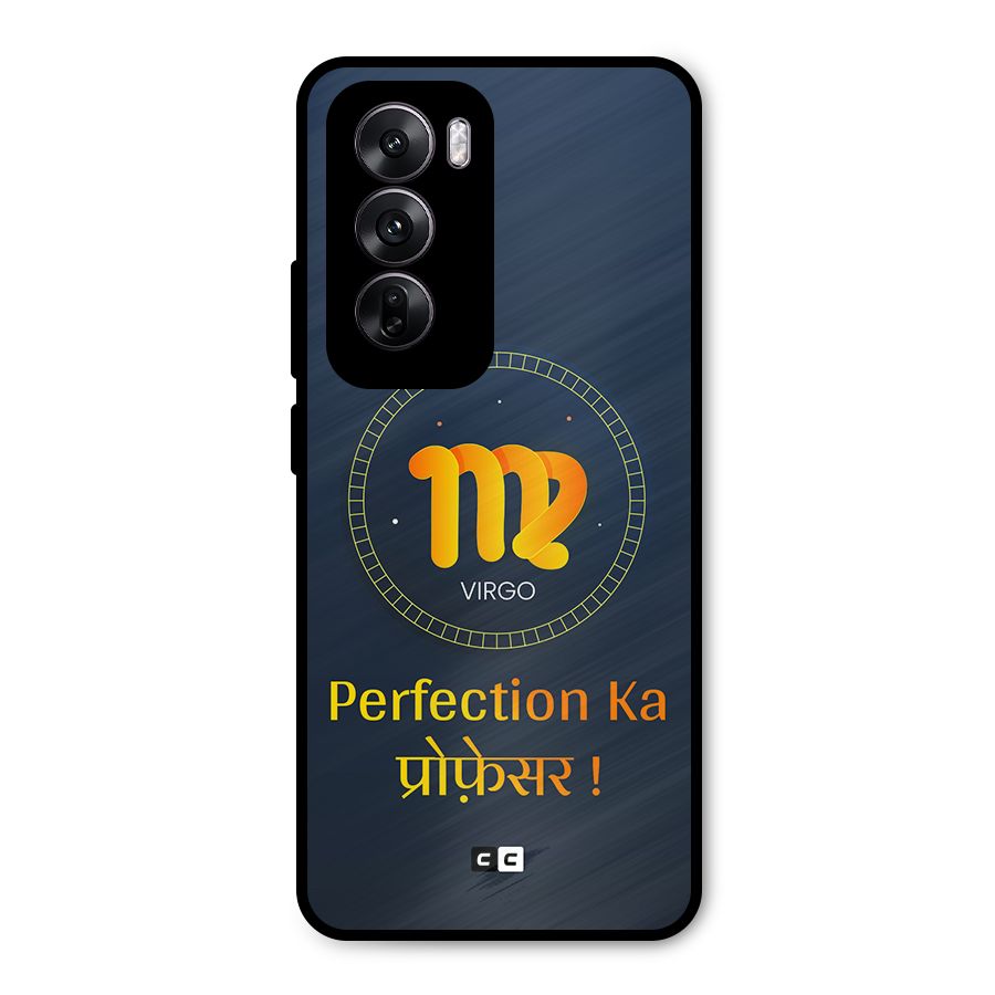 Perfect Virgo Metal Back Case for Oppo Reno12
