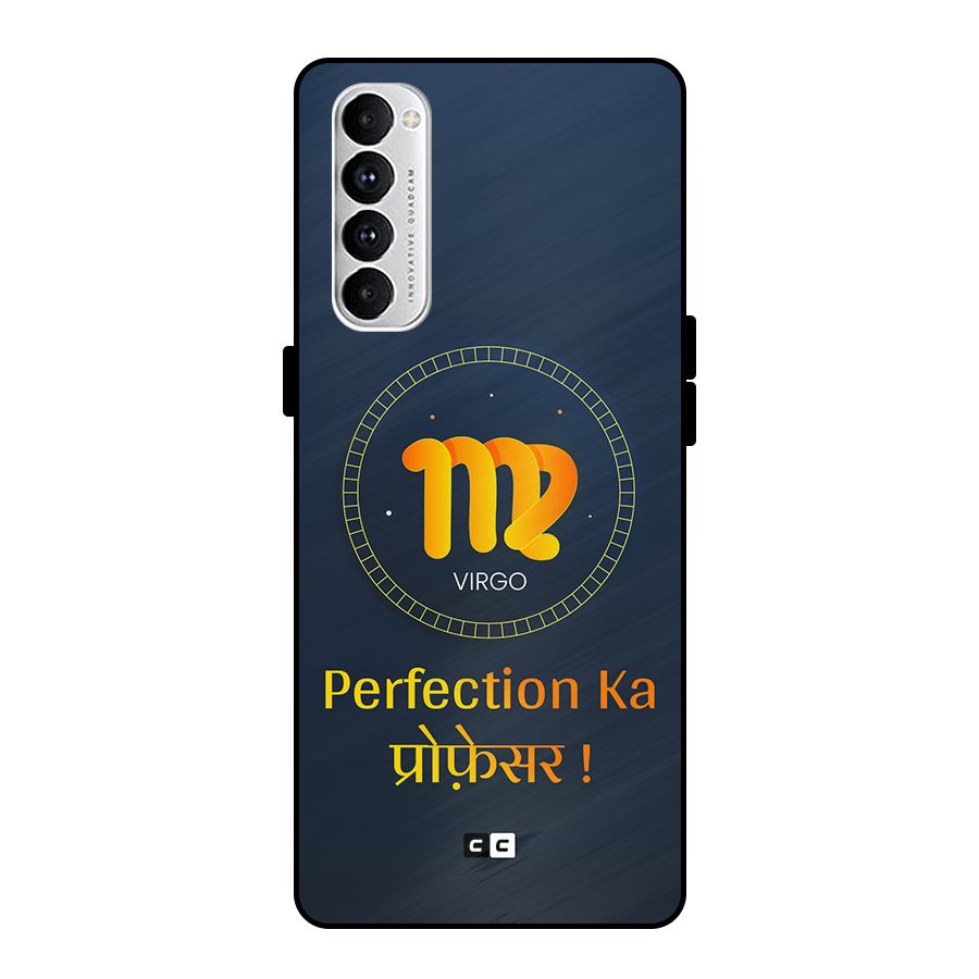 Perfect Virgo Metal Back Case for Oppo Reno4 Pro