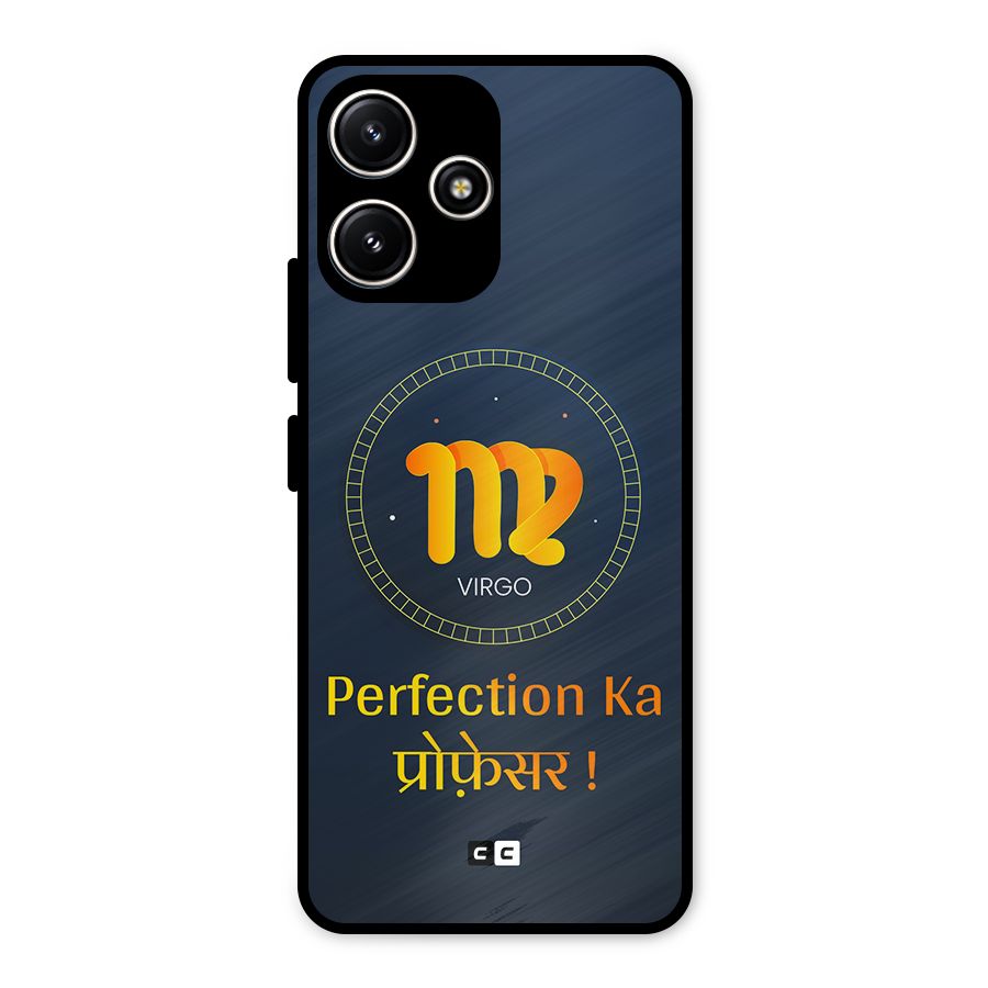 Perfect Virgo Metal Back Case for Poco M6 Pro