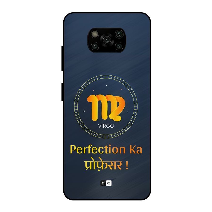 Perfect Virgo Metal Back Case for Poco X3
