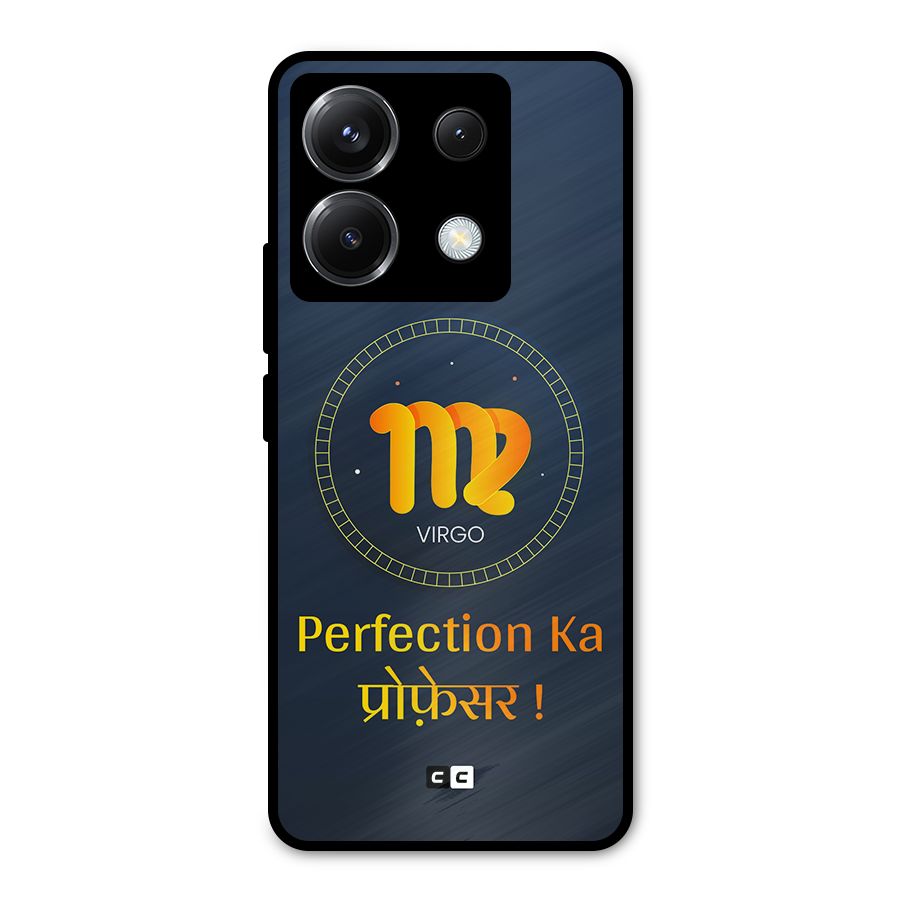 Perfect Virgo Metal Back Case for Poco X6