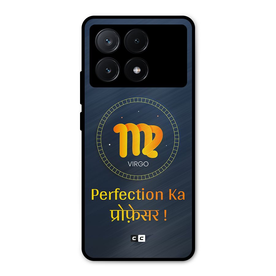 Perfect Virgo Metal Back Case for Poco X6 Pro