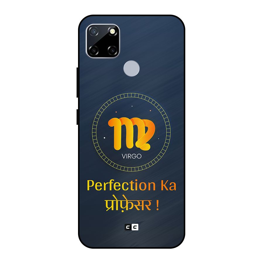 Perfect Virgo Metal Back Case for Realme Narzo 20