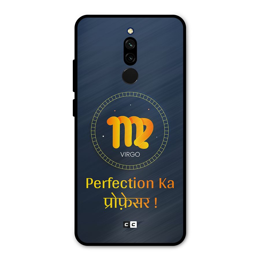 Perfect Virgo Metal Back Case for Redmi 8