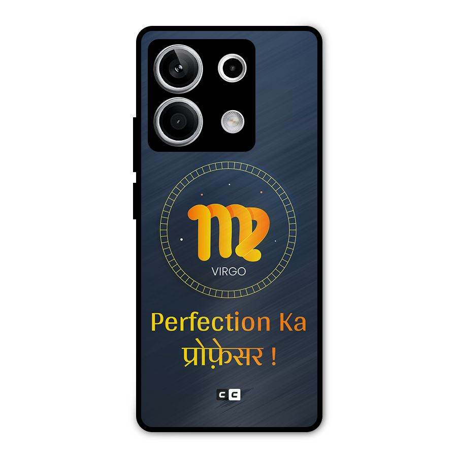 Perfect Virgo Metal Back Case for Redmi Note 13 5G