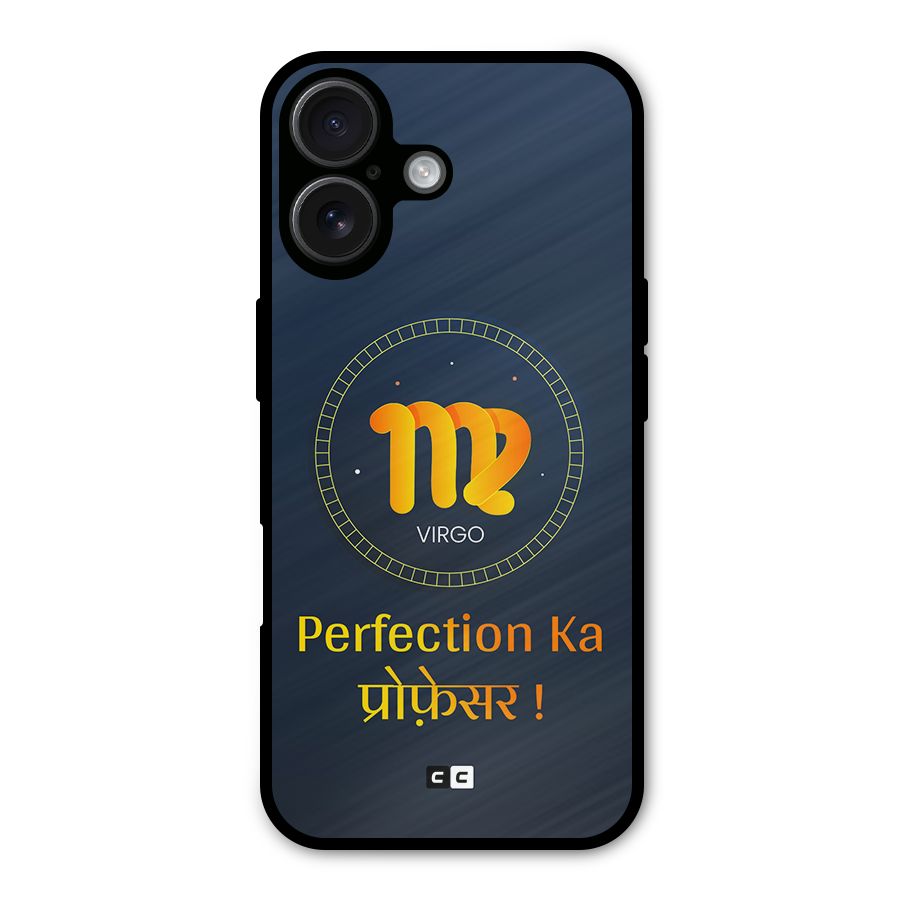 Perfect Virgo Metal Back Case for iPhone 16