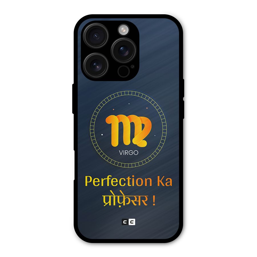 Perfect Virgo Metal Back Case for iPhone 16 Pro