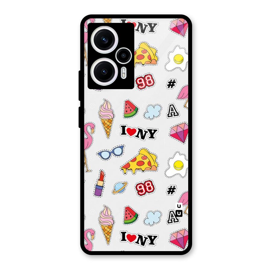 Personnel Quirk Glass Back Case for Poco F5