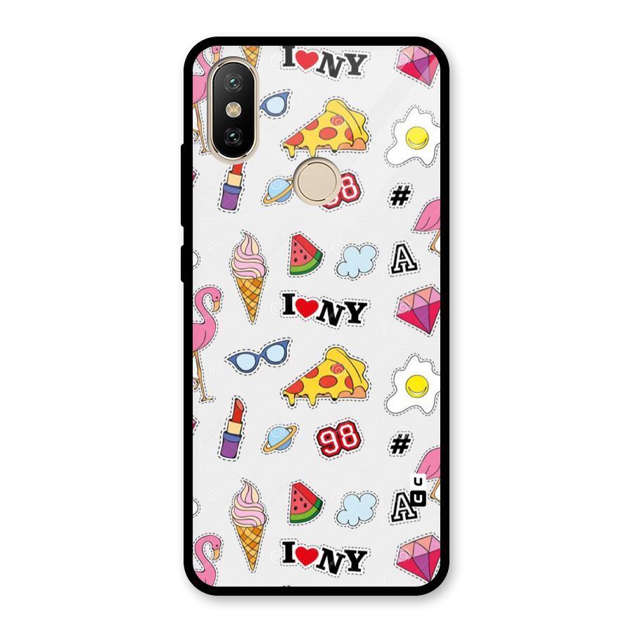 Personnel Quirk Glass Back Case for Redmi A2