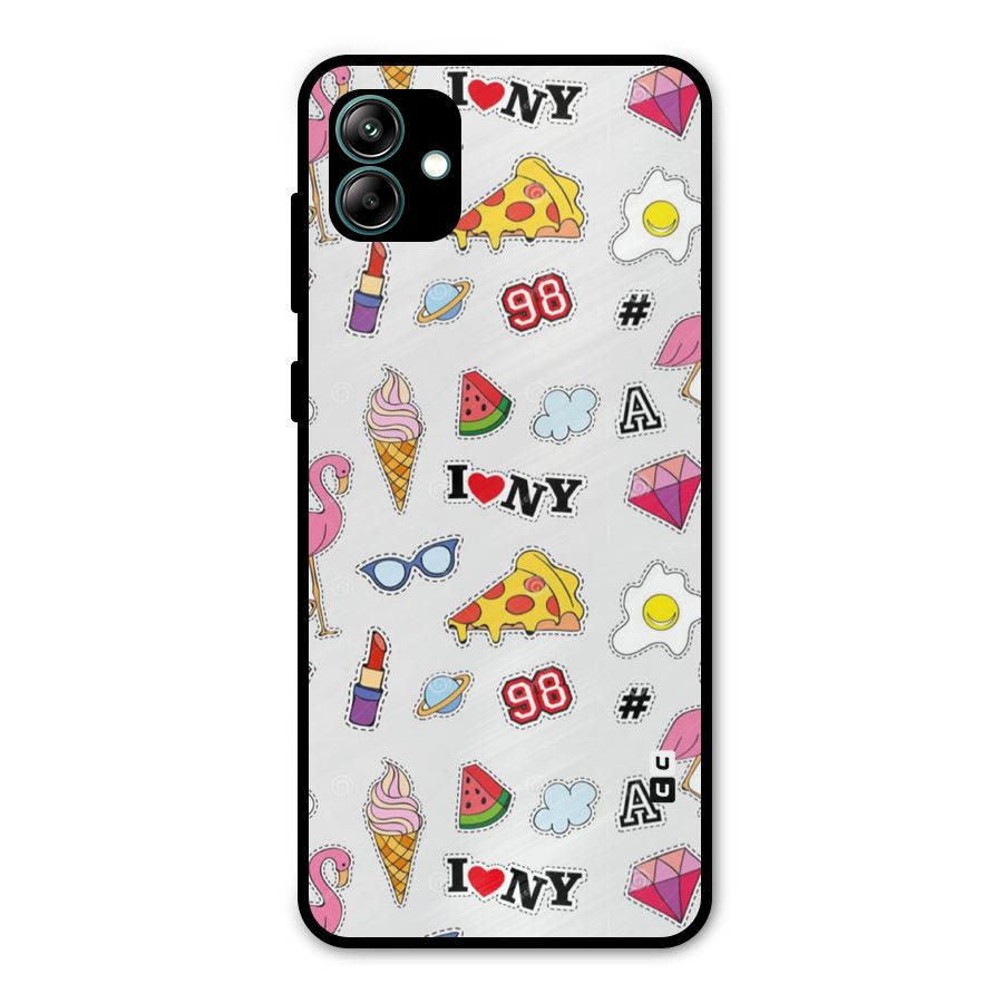 Personnel Quirk Metal Back Case for Galaxy A04