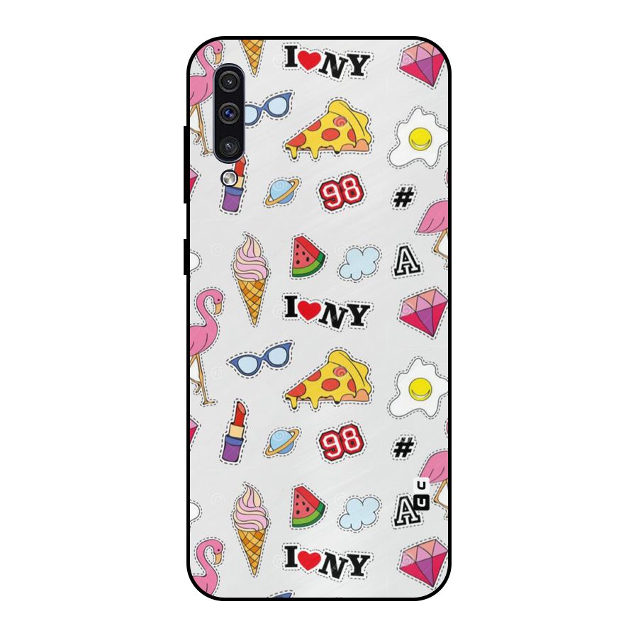 Personnel Quirk Metal Back Case for Galaxy A30s