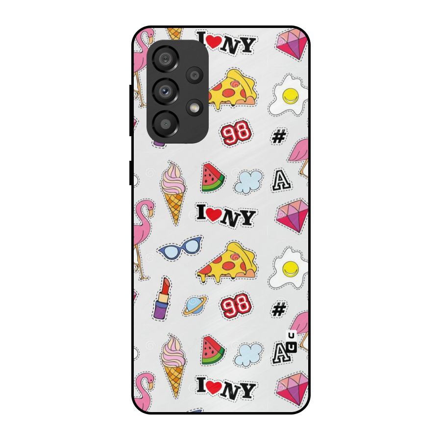 Personnel Quirk Metal Back Case for Galaxy A33 5G