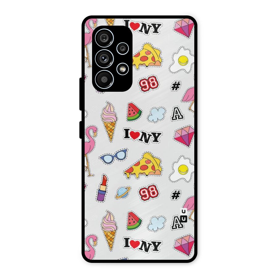 Personnel Quirk Metal Back Case for Galaxy A53 5G