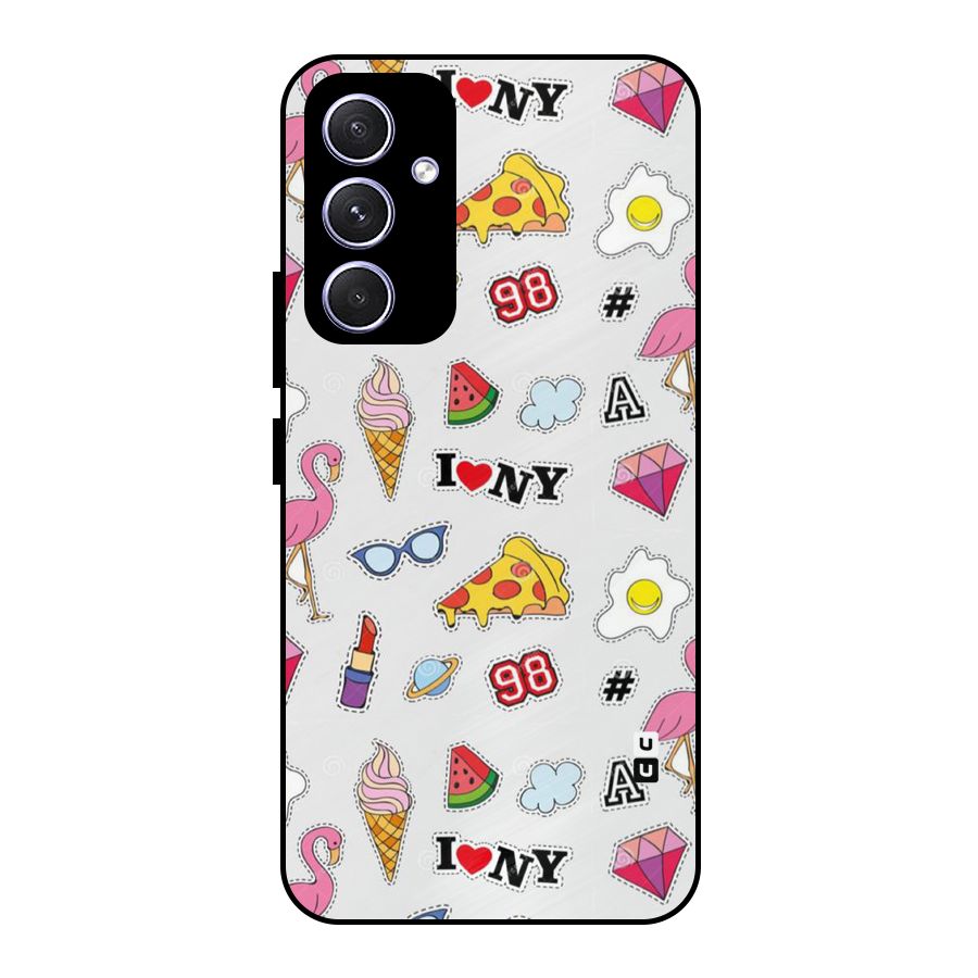 Personnel Quirk Metal Back Case for Galaxy A54