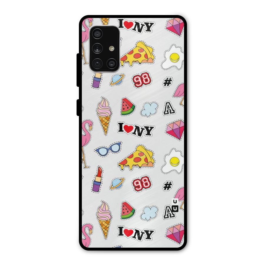 Personnel Quirk Metal Back Case for Galaxy A71