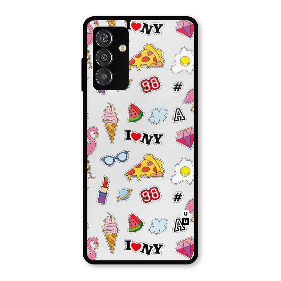 Personnel Quirk Metal Back Case for Galaxy M13