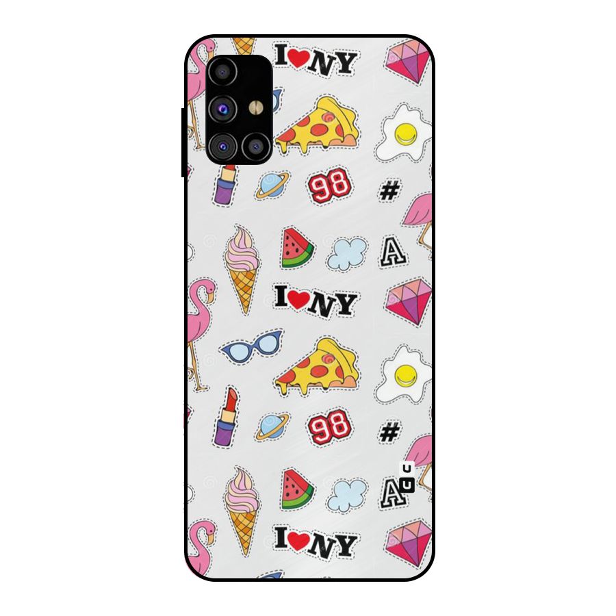 Personnel Quirk Metal Back Case for Galaxy M31s