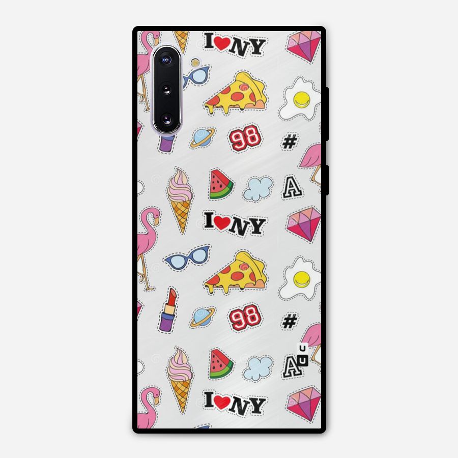 Personnel Quirk Metal Back Case for Galaxy Note 10